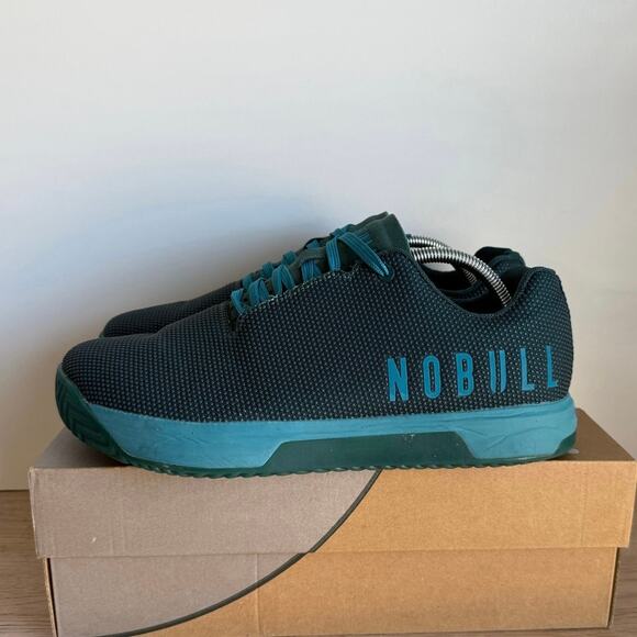 NOBULL SF Trainer Plus DEEPTEAL SuperFabric Men Athletic Sneakers- SZ 11.5 main image 4